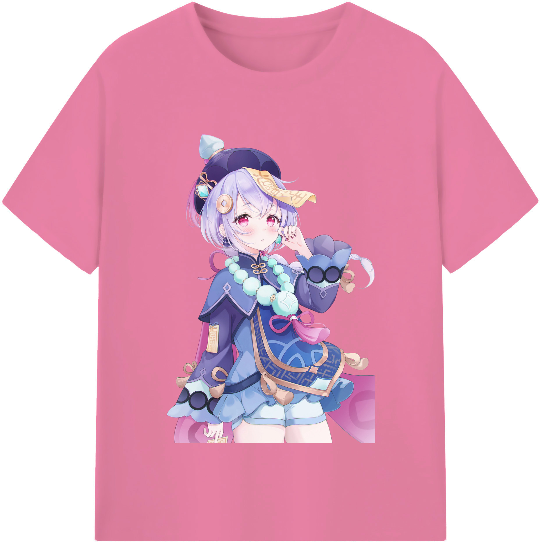 げんし神 七七 なな  genshin Nana 綿100％半袖Tシャツ（フロントプリント）